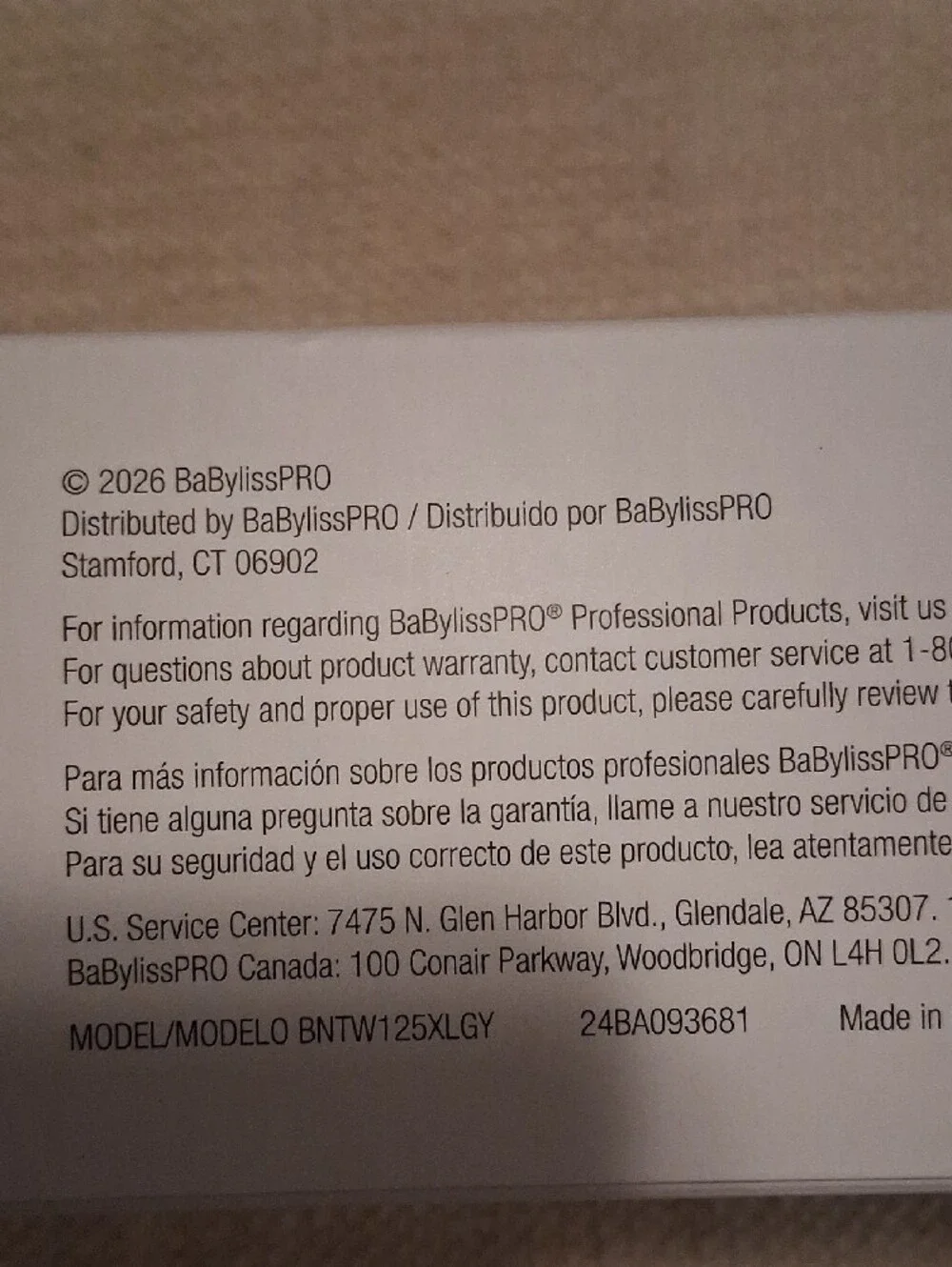 BNIB BaBylissPRO Nano Titanium 1¼